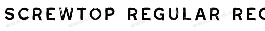 Screwtop Regular Reg字体转换